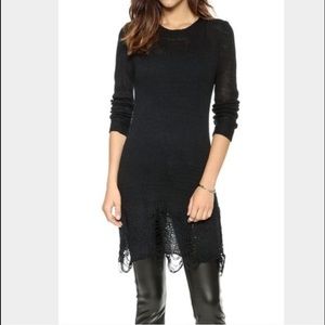 Unif loose strings black sweater dress 🖤🕸